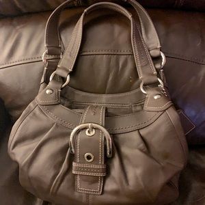 Brown coach purse